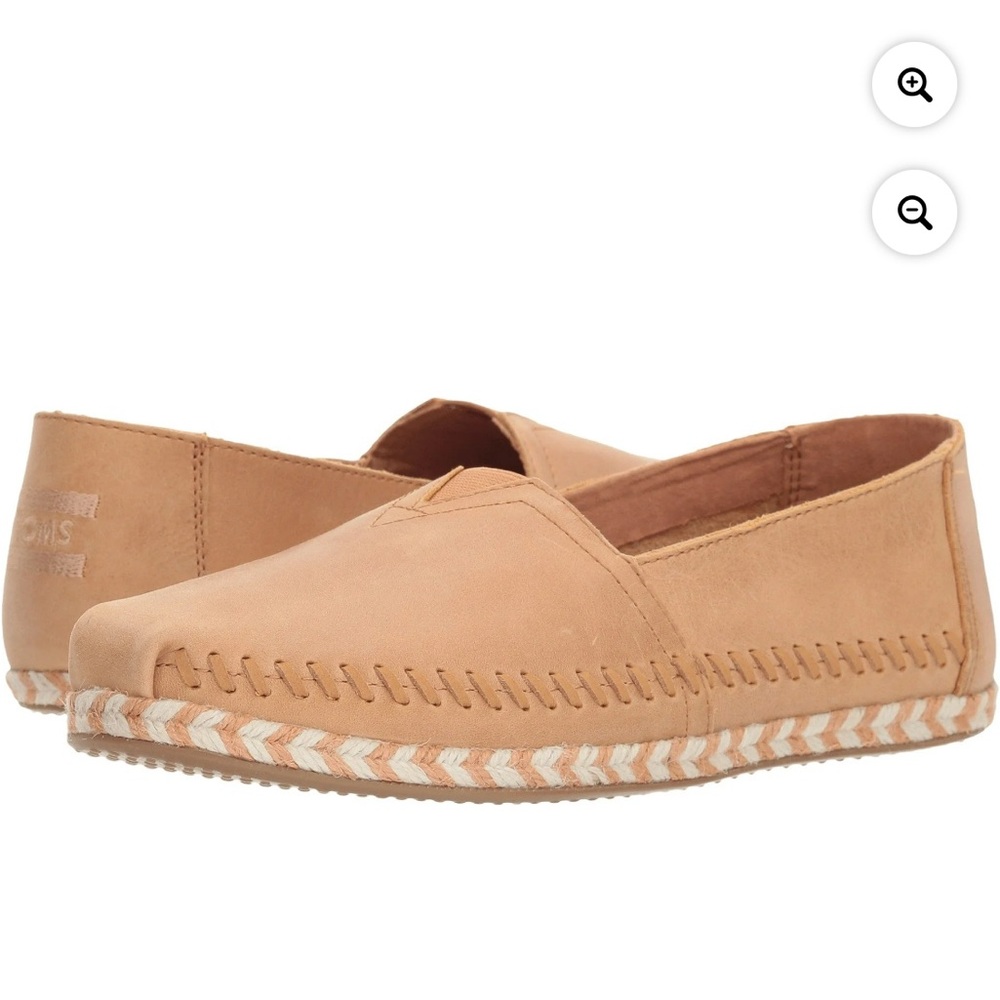 TOMS Women's Pink leather Slip-On Shoes